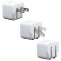 UL Safety Certified and Listed Home & Travel Folding USB Wall Charger and AC Adapter (Overseas)
